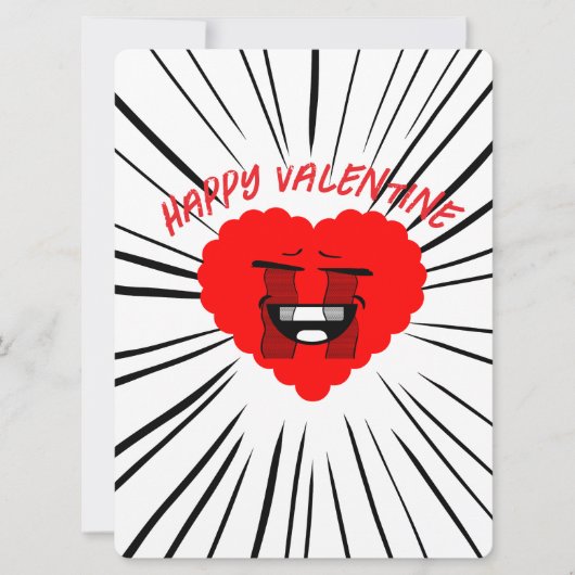 Valentinskarte Feiertagskarte (Vorderseite)