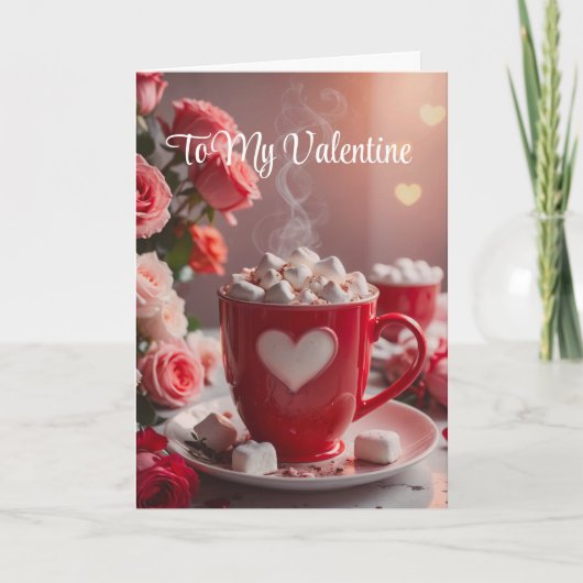 Valentinskarte Feiertagskarte (Vorderseite)