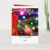 Valentinskarte Feiertagskarte (Rückseite)