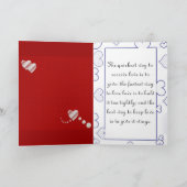 Valentinskarte Feiertagskarte (Innenseite)