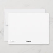 Valentinskarte Feiertagskarte (Rückseite)