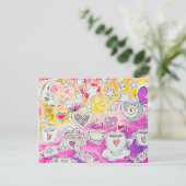 Valentinskarte Feiertagskarte (Stehend Vorderseite)