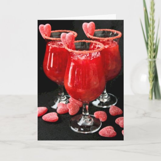 Valentinskarte Feiertagskarte (Vorderseite)