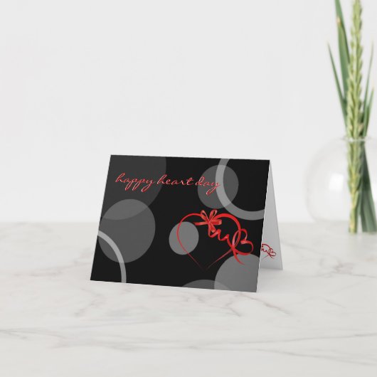 Valentinskarte Feiertagskarte (Vorderseite)