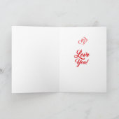 Valentinskarte Feiertagskarte (Innenseite)