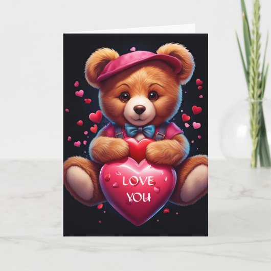 Valentinskarte Feiertagskarte (Vorderseite)