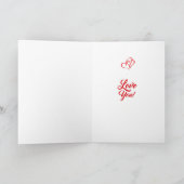 Valentinskarte Feiertagskarte (Innenseite)