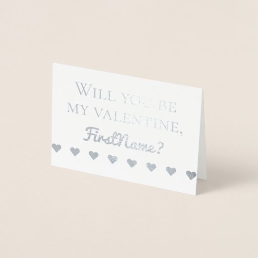 Valentinskarte Folienkarte (Vorderseite)