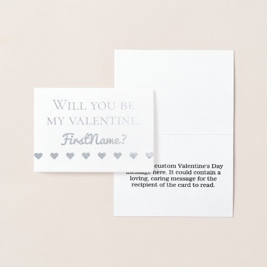 Valentinskarte Folienkarte (Anzeige)