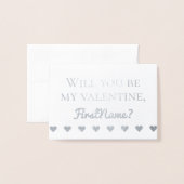 Valentinskarte Folienkarte (Vorderseite mit Umschlag)