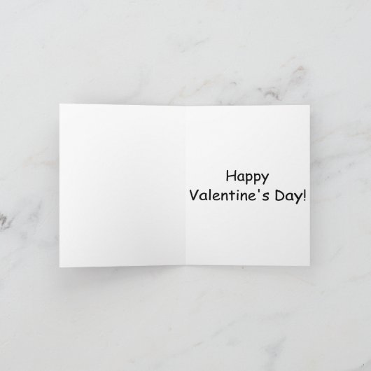 Valentinskarte "Humming bird in Liebe" Karte (Innenseite)