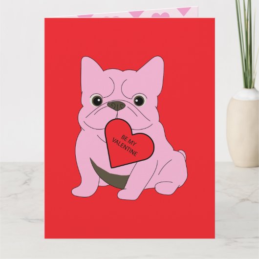 Valentinskarte, Hund Karte (Vorderseite)