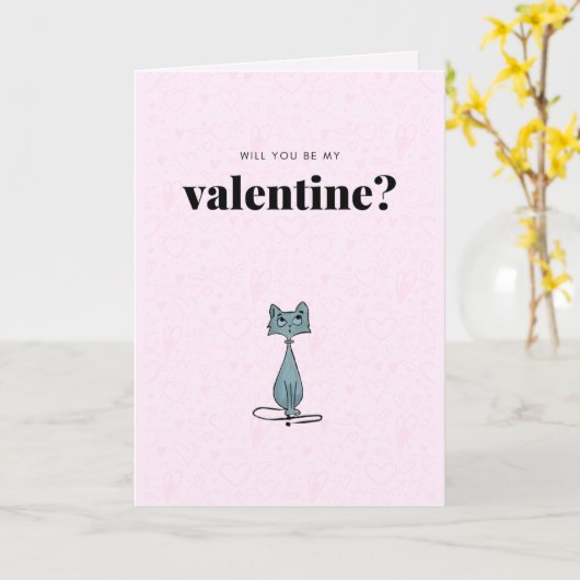 Valentinskarte Karte (Gelbe Blume)