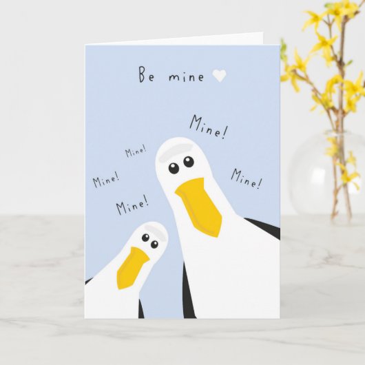 Valentinskarte Karte (Gelbe Blume)