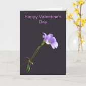 Valentinskarte Karte (Gelbe Blume)