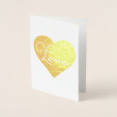 Valentinskarte - Love You Folienkarte (Vorderseite)