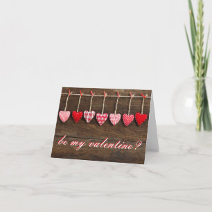 Valentinskarte - Sei mein Valentin Feiertagskarte