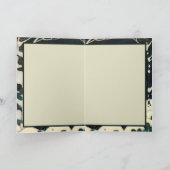 Valentinskarte Winternachtsjunge und Mädchen Karte (Innenseite)