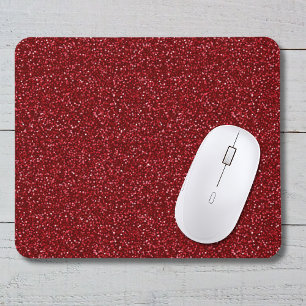 Valentinsklassiker Trendiges rotes Glitter Mousepad