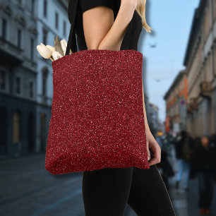 Valentinsklassiker Trendiges rotes Glitter Tasche