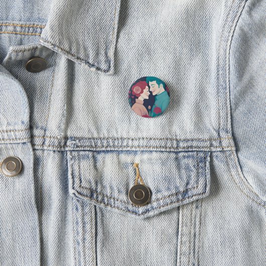 Valentinsknopf Button (Beispiel)