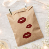 Valentinsküsse, heiße Lippen Geschenktütchen (Ausgeschnitten)