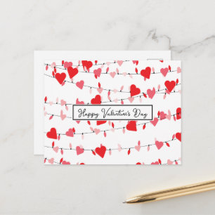 Valentinslichter Postkarte