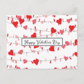 Valentinslichter Postkarte (Vorderseite)