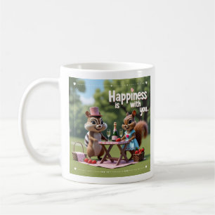 Valentinsliebe Eichhörnchen Kaffeetasse