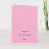 Valentinsliebe Karte (Rückseite)