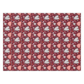 Valentinsmuster Tischdecke (Vorderseite (Horizontal))