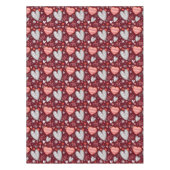 Valentinsmuster Tischdecke (Vorderseite)
