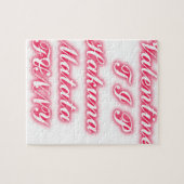 Valentinspitze hakunamatata lustige romantische Fa Puzzle (Horizontal)