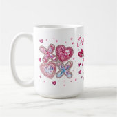 Valentinsspaß - "Cupids Liebling" Kaffeetasse (Links)