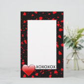 Valentinstadium Briefpapier (Stehend Vorderseite)