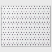 Valentinstag, 14. Februar lila Herz Geschenkpapier (Flach)