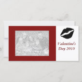 Valentinstag 2010 Fotokarte Feiertagskarte (Vorderseite)