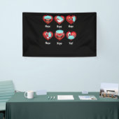 Valentinstag 2021: Falsche Herzmaske Banner (Messeveranstaltung)