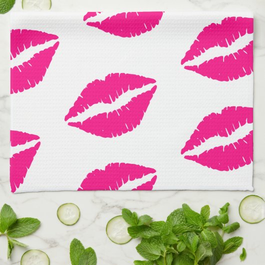 Valentinstag 2024. Valentinstag Geschirrtuch (Gefaltet)