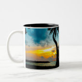 Valentinstag 2024Tasse Zweifarbige Tasse (Links)