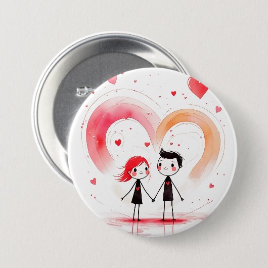 Valentinstag 2025 button (Vorne & Hinten)