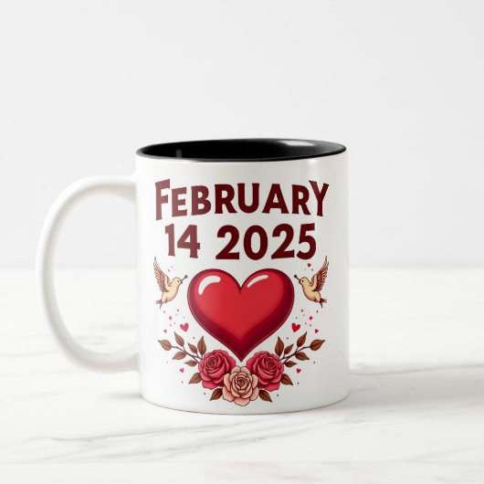 Valentinstag 2025: Der perfekte, maßgeschneiderte Zweifarbige Tasse (Links)