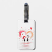Valentinstag 2025 gepäckanhänger (Rückseite vertikal)