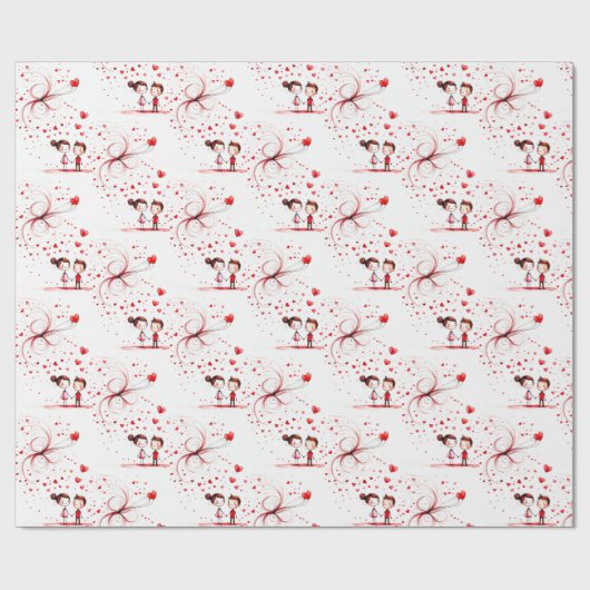 Valentinstag 2025 geschenkpapier (Flach)