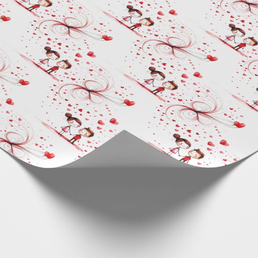 Valentinstag 2025 geschenkpapier (Ecke)