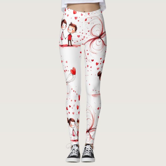 Valentinstag 2025 leggings (Vorderseite)