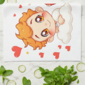 Valentinstag 2025: Niedliche und spielerische Enge Geschirrtuch (Gefaltet)