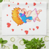 Valentinstag 2025: Niedliche und spielerische Enge Geschirrtuch (Gefaltet)