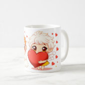 Valentinstag 2025: Niedliche und spielerische Enge Kaffeetasse (VorderseiteRechts)