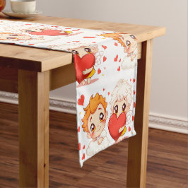 Valentinstag 2025: Niedliche und spielerische Enge Kurzer Tischläufer